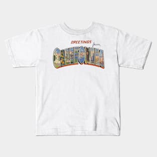 Greetings from California Kids T-Shirt